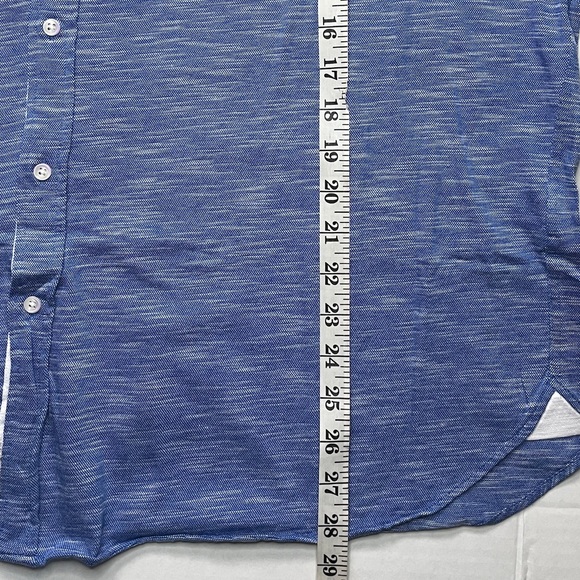 Bundle of 2 ETZO Mens 4XL Shirts Blue Gray Long Sleeve Button Down Stretch - Picture 14 of 14